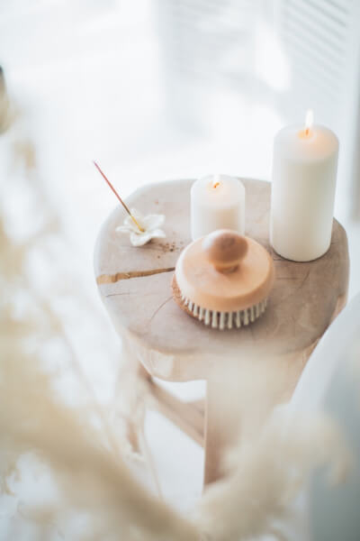 spa candle photo